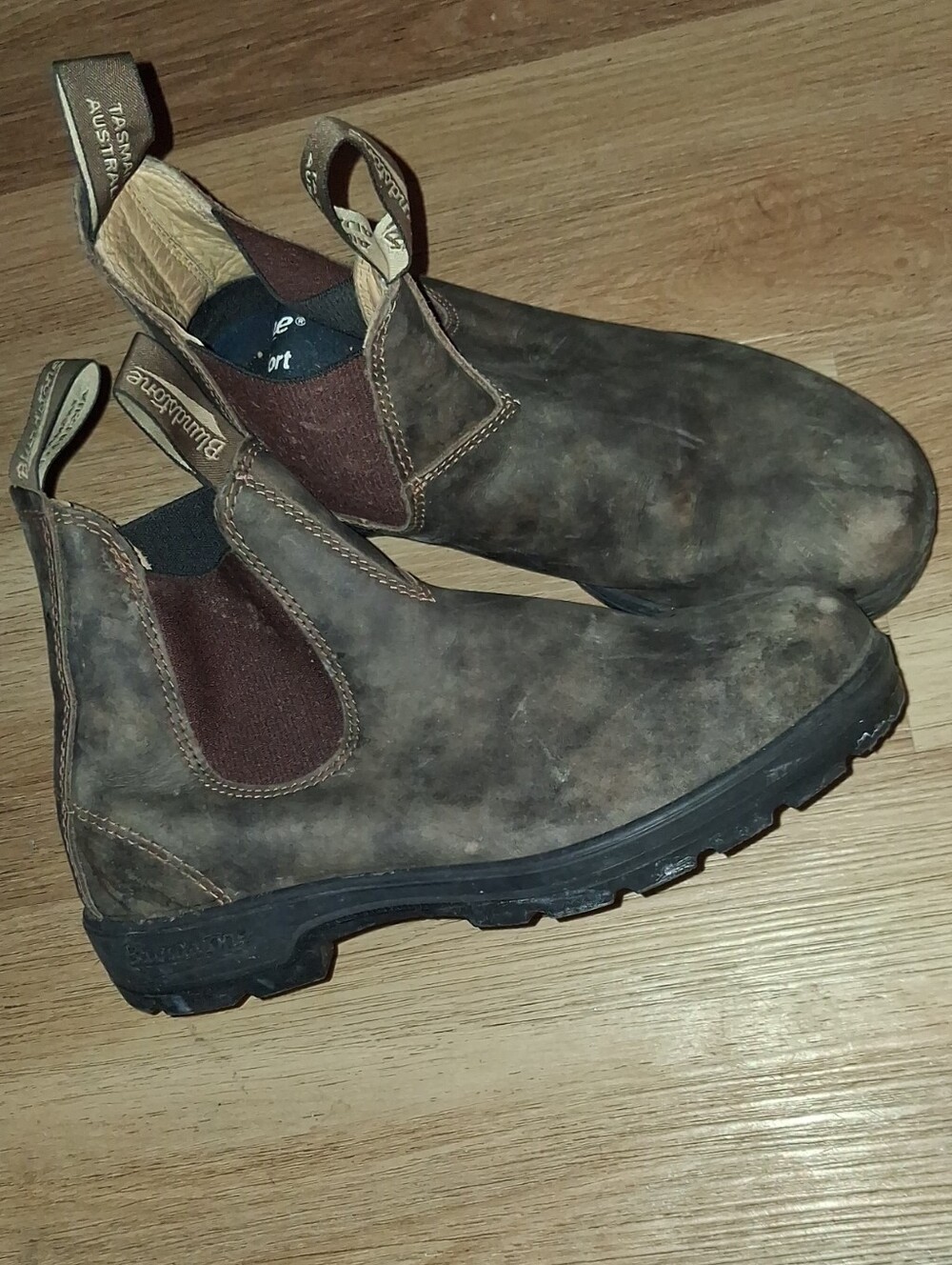 Blundstone Women's Brown Chelsea Work Boots